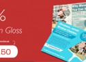 Save 50% On 150gsm Gloss Leaflets and Flyers