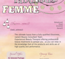 Design of the Week: Beauty Salon Package Promotions Design of the Week: Beauty Salon Package Promotions