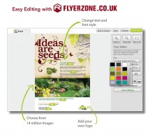 Gardeners – see how to get your flyers in minutes with Flyerzone.co.uk!