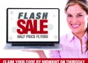 FLASH SALE! Get 50% off flyers FLASH SALE! Get 50% off flyers