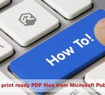 How to create a high resolution print ready PDF from Microsoft Publisher in 10 easy steps