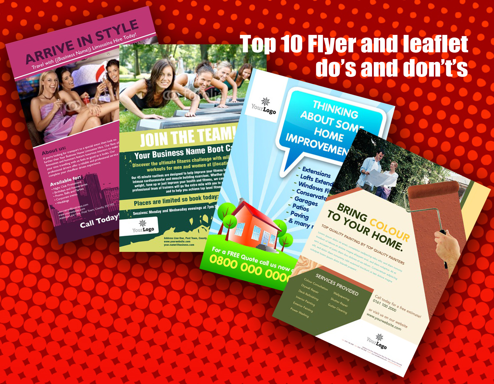 Top 10 Flyer Design Do S And Dont S Flyerzone Blogflyerzone Blog