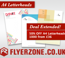 1000 A4 Letterheads from Â£36 – NOW CLOSED