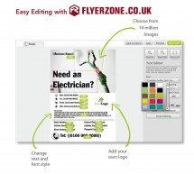 Personalise your electrician flyers in minutes!