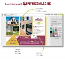 Estate agents – get your flyers in minutes!