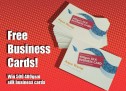 Free business cards! Free business cards!