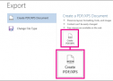 Saving a Microsoft Word 2013 document as a PDF Saving a Microsoft Word 2013 document as a PDF